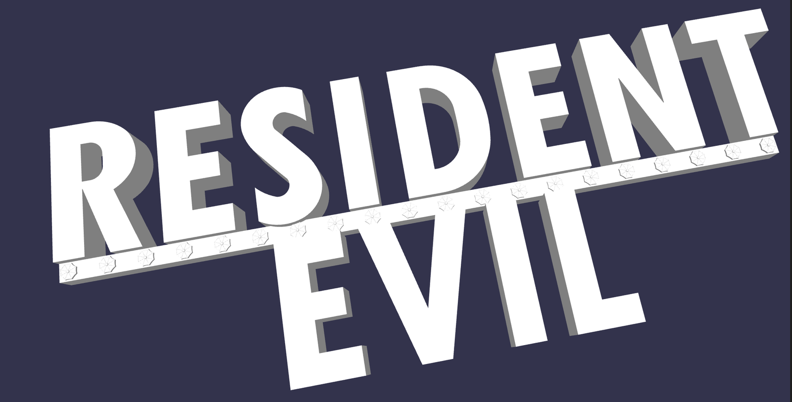 Resident Evil Title Model